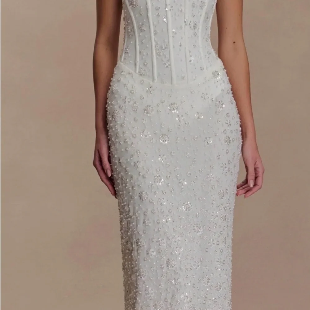 Meshki Gemma Strapless Embellished Maxi Dress - Picture 2 of 7